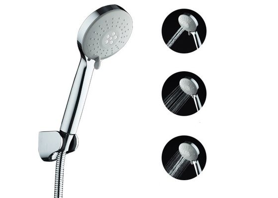 Chrom klares Badezimmer-Handdusche-der ABS TPR der Verunreinigungs-W10cm